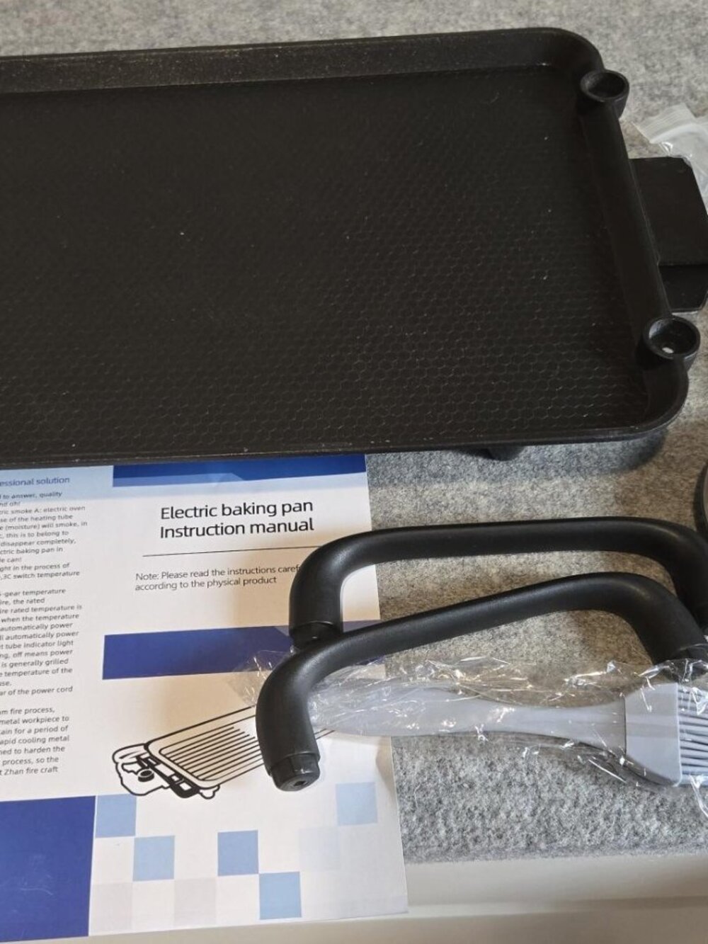 Probable Electric Tabletop Griddle 5 Heat Settings 110V-1400W.